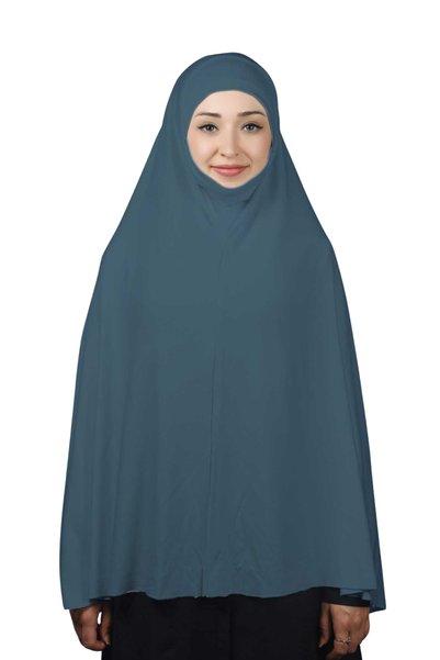 Altobeh عمامة جاهزة وشاح عملي حجاب حجاب - غطاء صلاة سوفلي (5XL) - بترولي فاتح
