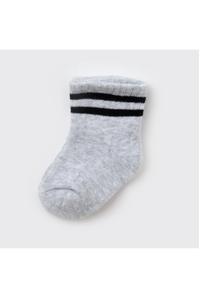Biorganic Unisex Striped Single Baby Socks 68458