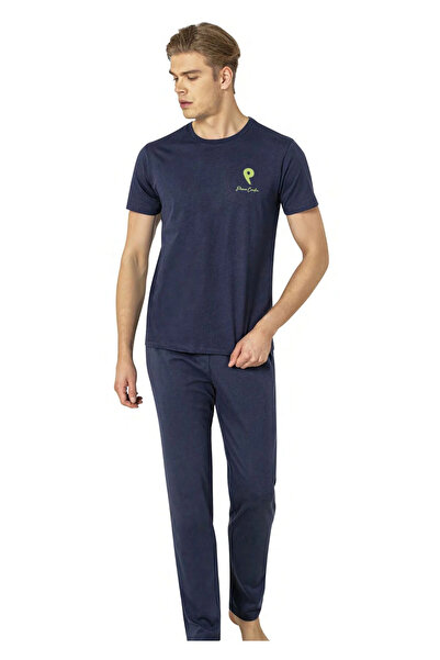 Pierre Cardin Licensed Men's 100% Cotton Short Sleeve and Pocket Summer Pajam...