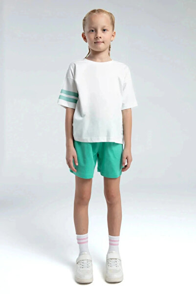 Rolypoly Girl's Green Shorts Set