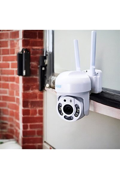 O-KAM PRO Akıllı WiFi 3MP PTZ Kamera – Full Renk Gece Görüş ve Hareket Algılama ADAPTÖR HEDİYELİ