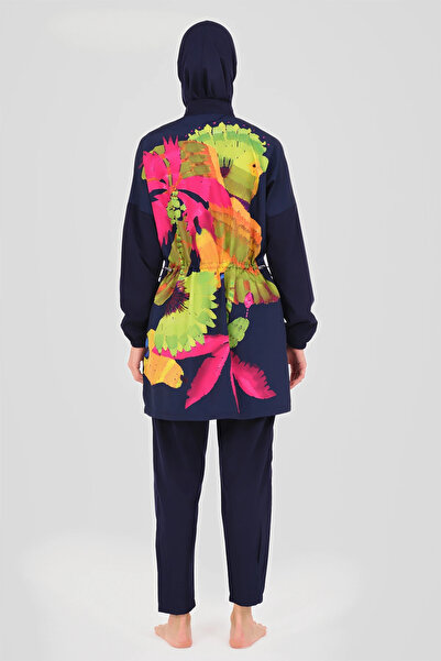 ALFASA Panama Patterned Hijab Swimsuit