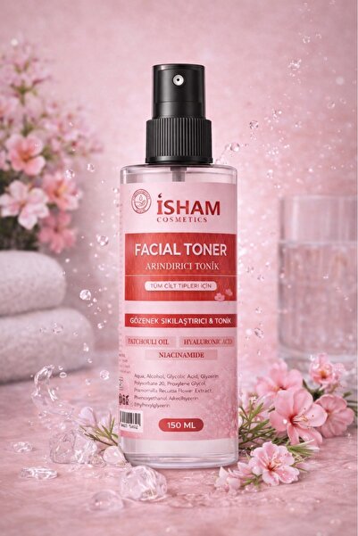 isham cosmetics Gözenek Sıkılaştırıcı ve Leke Karşıtı Glikolik Asitli Tonik, ...