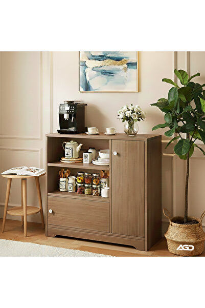AGD Kitchen cabinet, coffee cabinet with multi-functional storage space 80*40...