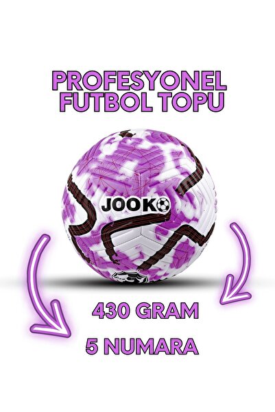 jooko PROFESYONEL FUTBOL TOPU 430GRAM POMPA HEDİYELİ MAÇ TOPU