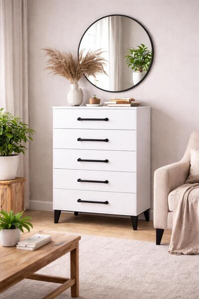 Genel Markalar Estetik ve Fonksiyonel Şifonyer, 1. Sınıf MDF Malzeme, Şık Çek...