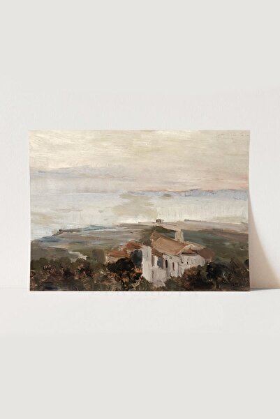 HOME DEKORİSTA Vintage Manzara Poster, Galeri Duvarı, Sanatsal Baskı, LND09