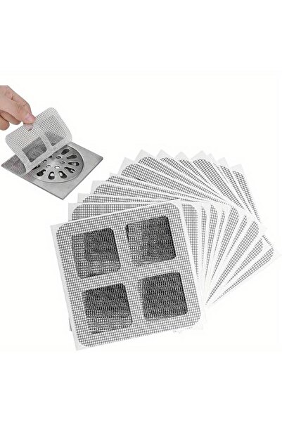 Genel Markalar 10 ADET Pratik Banyo Gider Süzgeci Saç Yakalayıcı Süzgeç Banyo...
