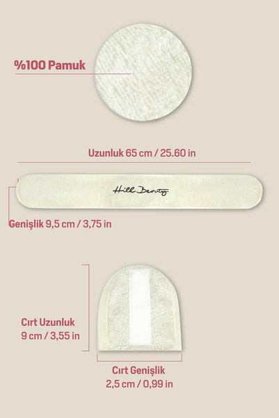 Hill Beauty Turkey Hair Makeup Tape 100% Cotton Washable