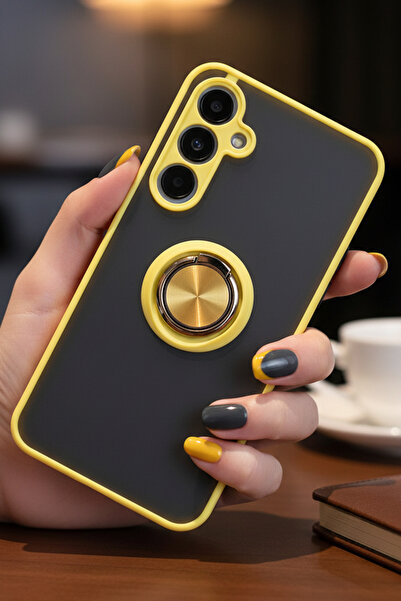 Hatreds Samsung Galaxy A54 5G İçin Kamera Korumalı Yüzüklü Kılıf - Leke Tutma...