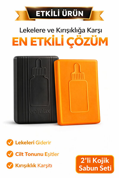 EpiRelax Leke Ve Kırışıklık Karşıtı 2’li Mucize Kojik Asit Sabun Seti Kurtarı...