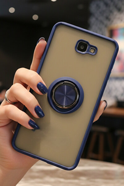 Hatreds Samsung Galaxy J7 Prime İçin Kamera Korumalı Yüzüklü Kılıf - Leke Tut...