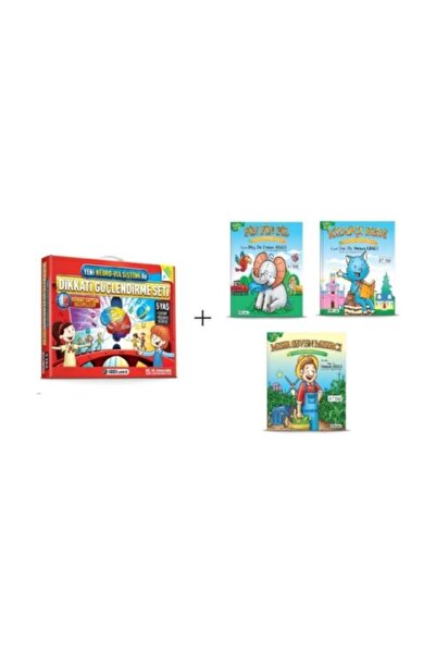 Adeda Yayınları Osman Abalı 5 Yaş Dikkati Güçlendirme Seti +Hikaye Seti