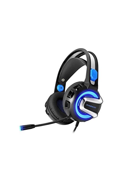 phoinikas Oyuncu Kulaklık Mavi 7.1 Surround Rgb Gaming Pc/ps4/xbox/mobil Uyum...