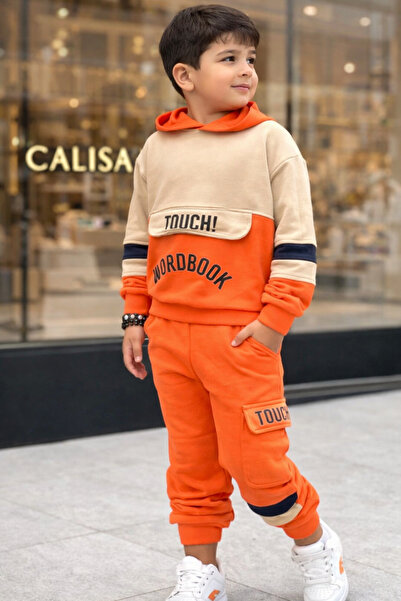 CALİSA Erkek Çocuk Kışlık Pamuklu 4-5 yaş Sweatshirt ve Eşofman Takım