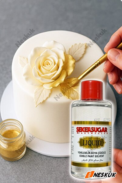 Neskuk Yenilebilir Metalik Boya Çözücü 70 Gr