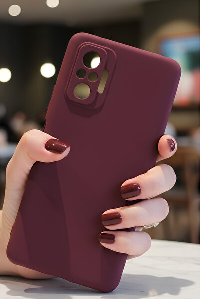 Hatreds Xiaomi Redmi Note 10 Pro İçin Uyumlu İçi Kadife Sıvı Silikon Kılıf