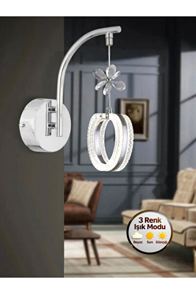 Litra Lighting Aurea Model Tekli Gümüş 3 Renk Oturma Yatak Mutfak Çocuk Mutfa...