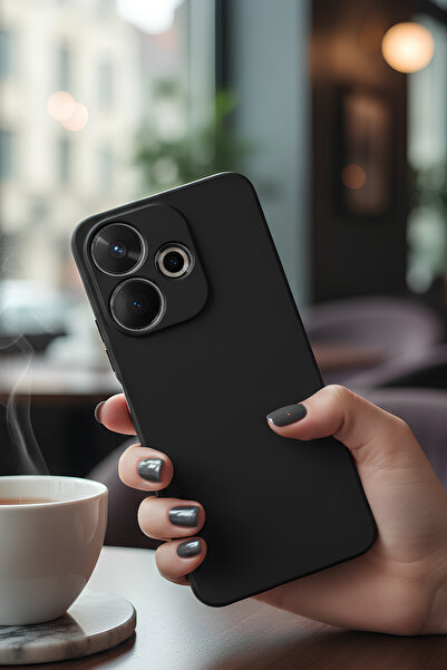 Hatreds Xiaomi Redmi 13 4G İçin Uyumlu İçi Kadife Sıvı Silikon Kılıf