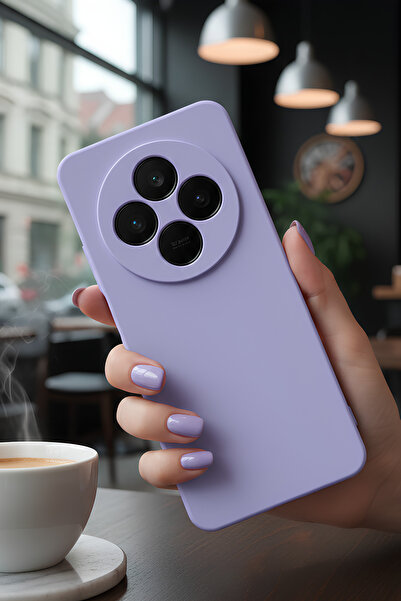 Hatreds Xiaomi Redmi 14C 4G İçin Uyumlu İçi Kadife Sıvı Silikon Kılıf