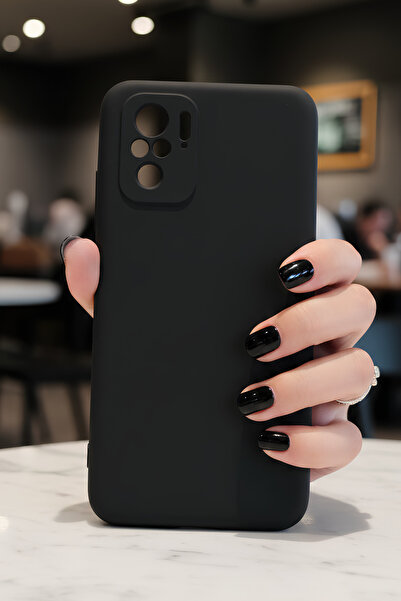 Hatreds Xiaomi Redmi Note 10S İçin Uyumlu İçi Kadife Sıvı Silikon Kılıf