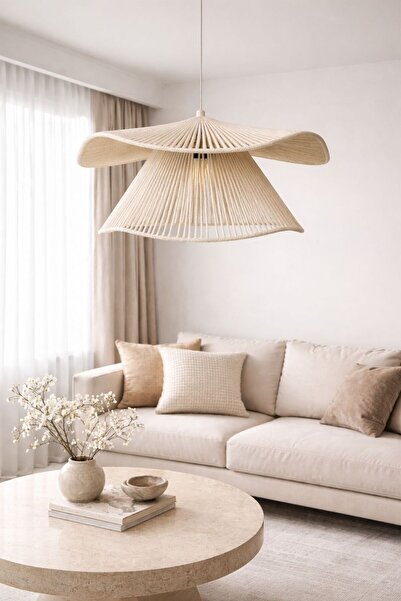 afralya home Rustik Tarz Bohem avize Makrome avize Salon avize Yatak Odası Av...