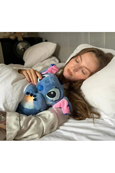 Hemera mobilya Nefes alan Peluş Uyuku arkadaşı stitch mavi renk