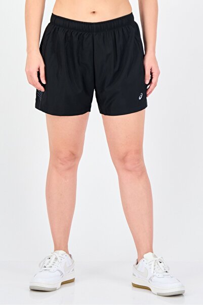 Asics شورت رياضي نسائي ضيق للتدريب، أسود