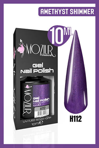 MOZIUR Kalıcı Oje Uv Led H112 (SİMLİ SERİ) 10ml