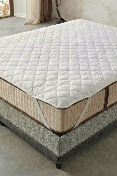 Nart Home Mattress Pads Cotton Quilted Corner Elastic Liquid Proof Mattress Protector White