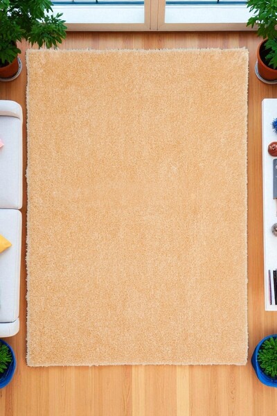 Prizma Romanza Kaymaz Yıkanabilir Halı | Bej