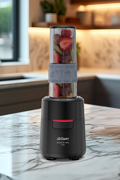 Arzum AR1191-0100 Shake’n Take Lite Kişisel Blender | Siyah | Buz Kırma Özell...