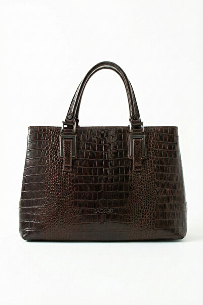 VOSTRO حقيبة يد مكتبية مصنوعة يدويًا بنمط إيطالي 100% من الجلد الطبيعي مع حزا...