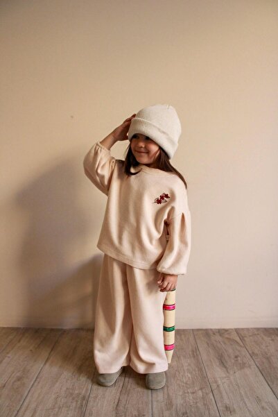 Oh La La Koala For Little Ones طقم علوي وسفلي بلون البيج الباستيل ذو ملمس ناعم