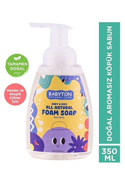 BABYTON Doğal Aromasız Köpük Sabun 350 ml