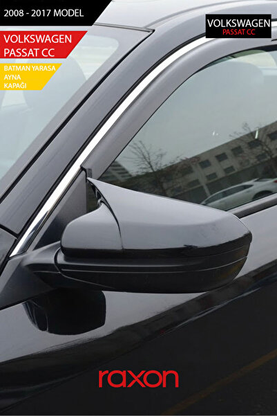 Raxon VOLKSWAGEN PASSAT CC 2008-2017 Batman & Yarasa Ayna Kapağı – Parlak Pia...