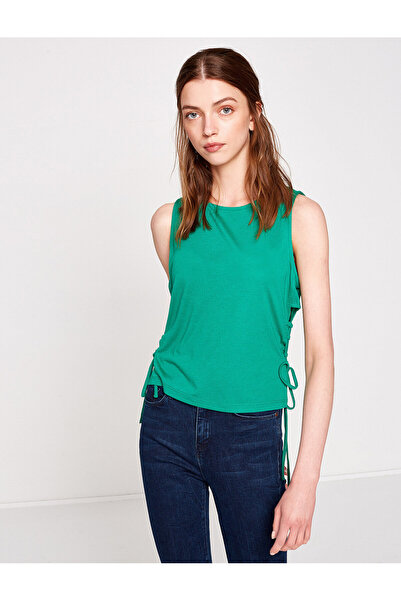 Koton Dámské zelené tílko 7YAF30023GK