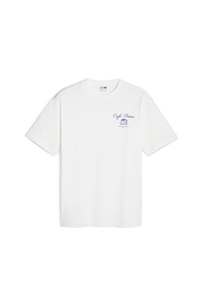 Puma Mens CLASSICS CAFE Tee - White