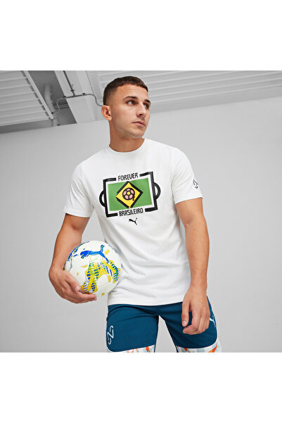 Puma تيشيرت نيمار جونيور لكرة القدم للرجال - أبيض