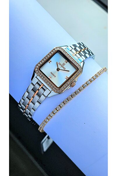 Raymond RYM-213060 KARE KADIN KOL SAATİ IPR-BEYAZ