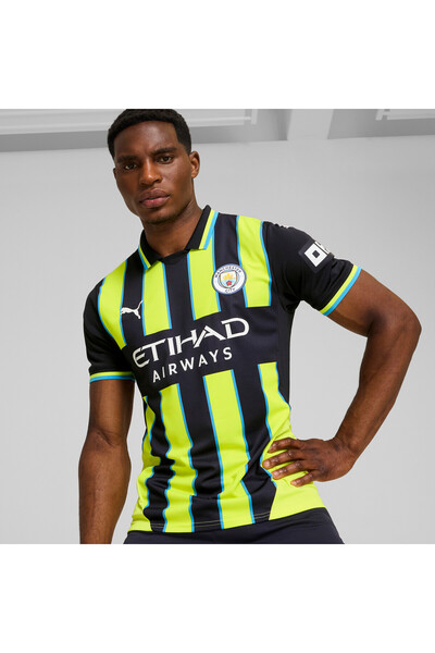 Puma Mens Manchester City 24/25 Away Football Jersey Top - Multicolor