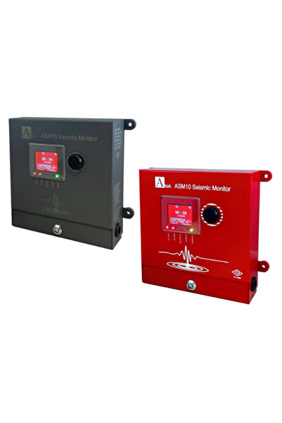ATEK ASM10 Sismik Deprem Sensörü, Rasathane Onaylı, Deprem Kaydı,TSE Belgeli