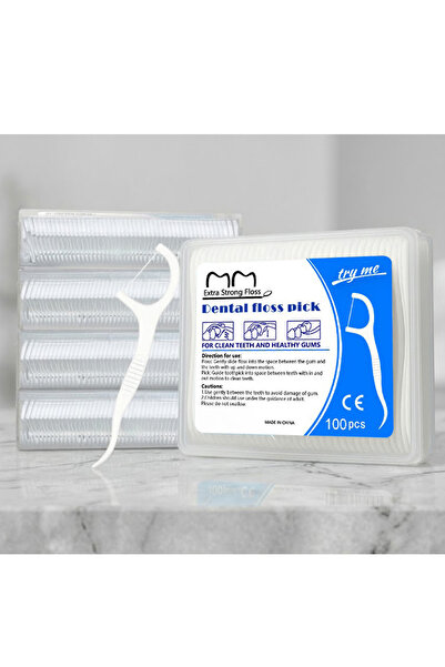 L&Wen Disposable Dental Floss Picks, Portable Toothpicks Flossers, Effective Teeth Cleaning, 500 Count