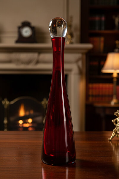 Paşabahçe Kristal El Imalatı Kırmızı Karaf 90689