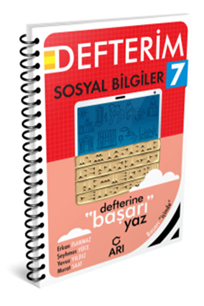 Arı Yayıncılık 7. Sınıf Akıllı Sosyal Bilgiler Defteri Sosyalimo / Erkan İsan...