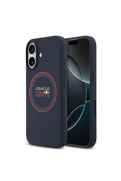 Red Bull iPhone 17 Uyumlu Kılıf Redbull Lisanslı M-safeli Kırmızı Halka ve Lo...