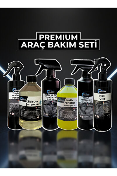 EngCar Care Oto Bakım Seti | Araç Yıkama Seti | Premium Set Detay Araba Seti