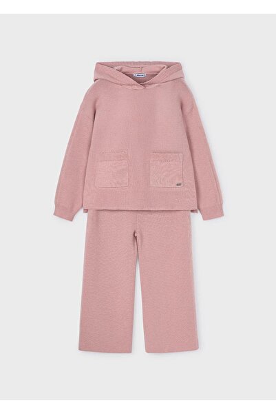 MAYORAL Σετ Πλεκτά Κοριτσίστικα με κουκούλα Τεμάχια Ροζ