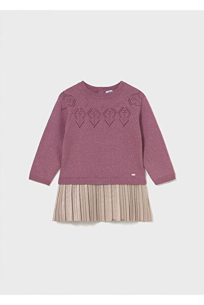 MAYORAL Girl's Knitwear Dress Dark Pink
