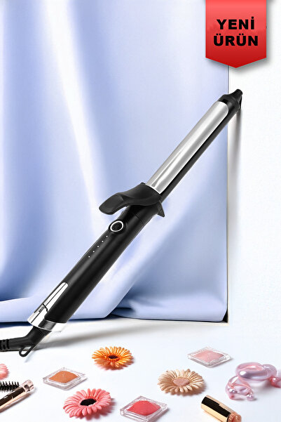 VERYFİT Professional Ceramic Coated Curling Iron 200 Degree Heat Adjustable Fast Heating Lasting Curl Styler